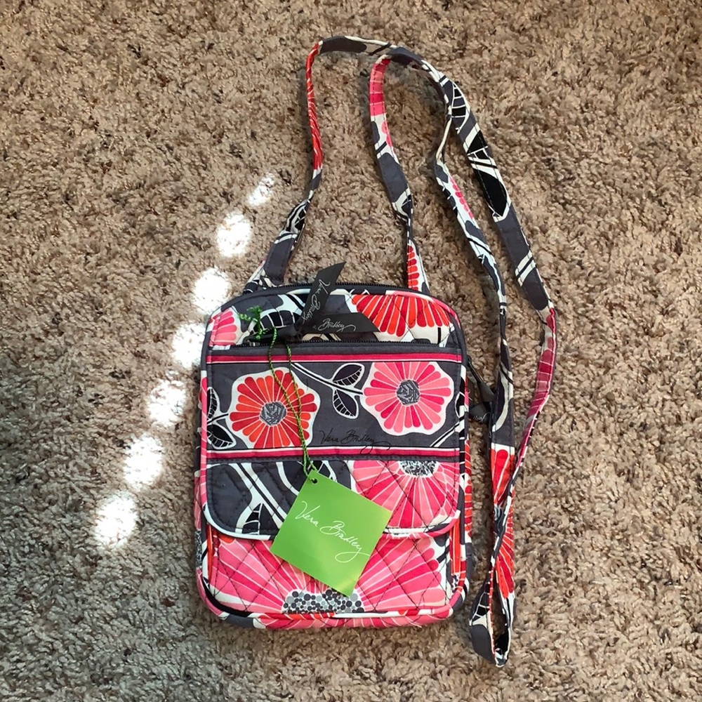 Vera Bradley mini Hipster Cheery Blossoms Purse